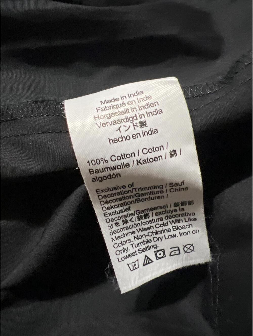 Madewell Black Smocked Bodice Midi Dress Spaghetti Straps - Picture 10 of 10